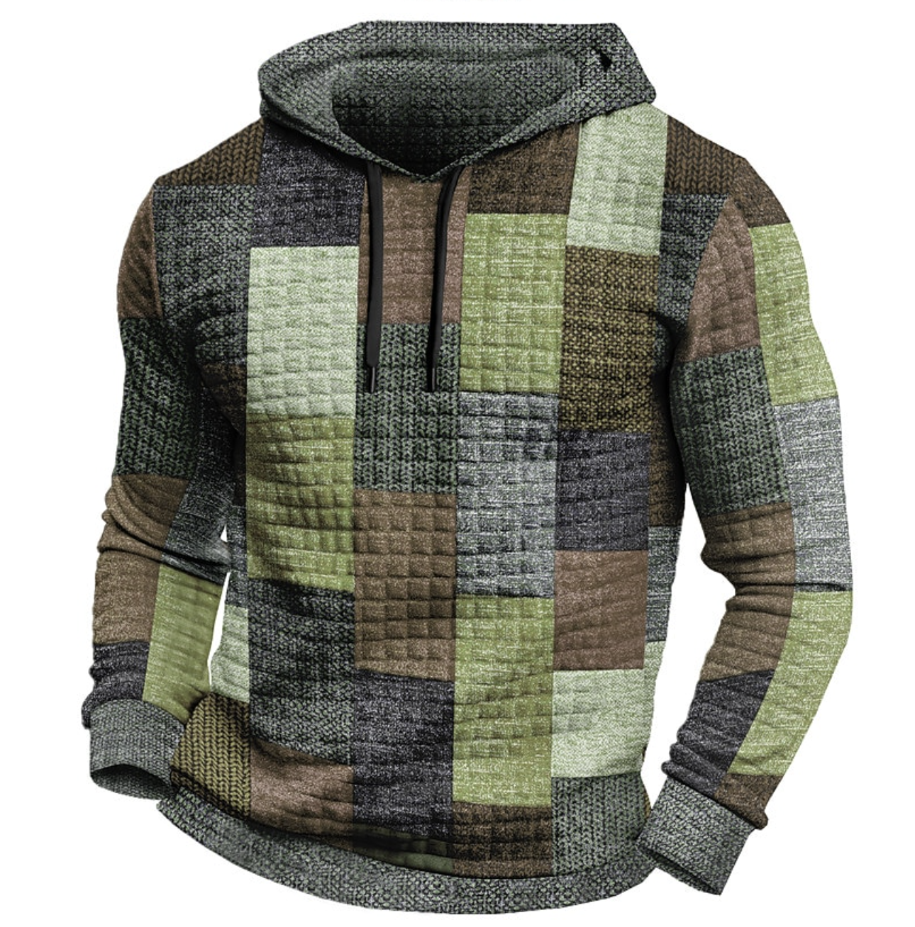 Herren Kapuzenpullover Eleganter Stil 100% Italienische Baumwolle-2