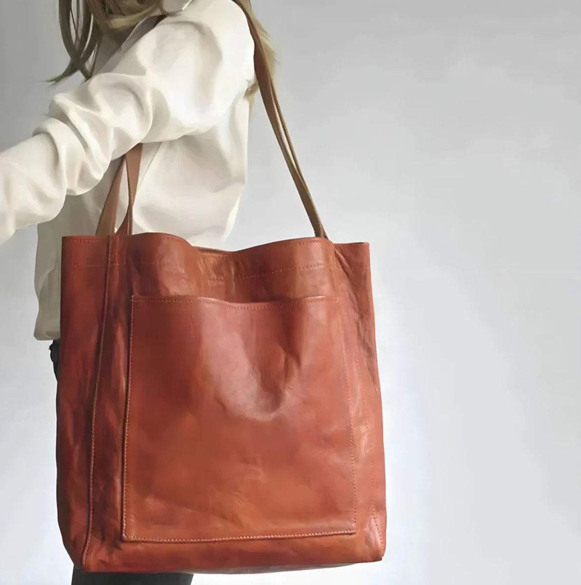Damen Handtasche Elegantes Lederdesign für Büro und Alltag-2