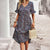 Variant image for Damen Kleid Floral Leicht Baumwolle für Sommerausflüge-13
