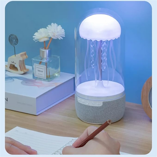Bluetooth Lautsprecher Quallen Design Mit Neonlichtern Für Musikliebhaber 2
