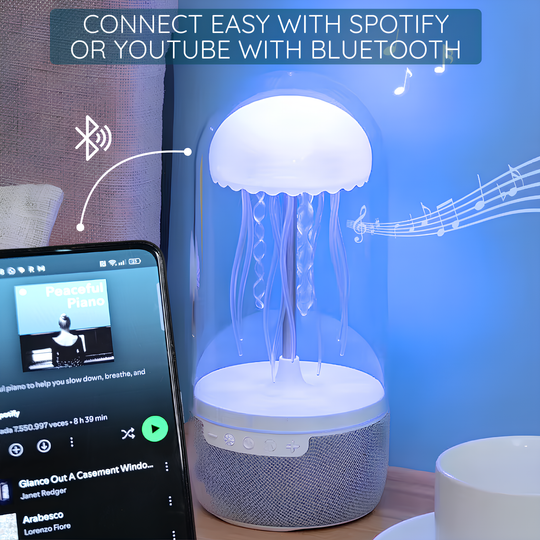 Bluetooth Lautsprecher Quallen Design Mit Neonlichtern Für Musikliebhaber 4