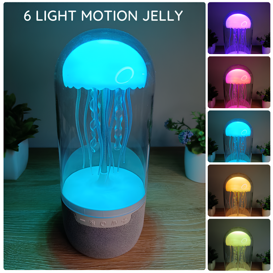 Bluetooth Lautsprecher Quallen Design Mit Neonlichtern Für Musikliebhaber 6