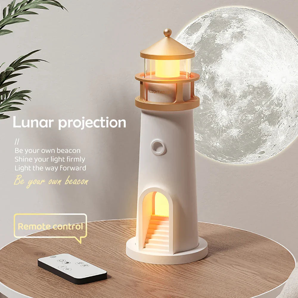 Bluetooth Lautsprecher mit Mondprojektion für Beruhigende Atmosphäre 3