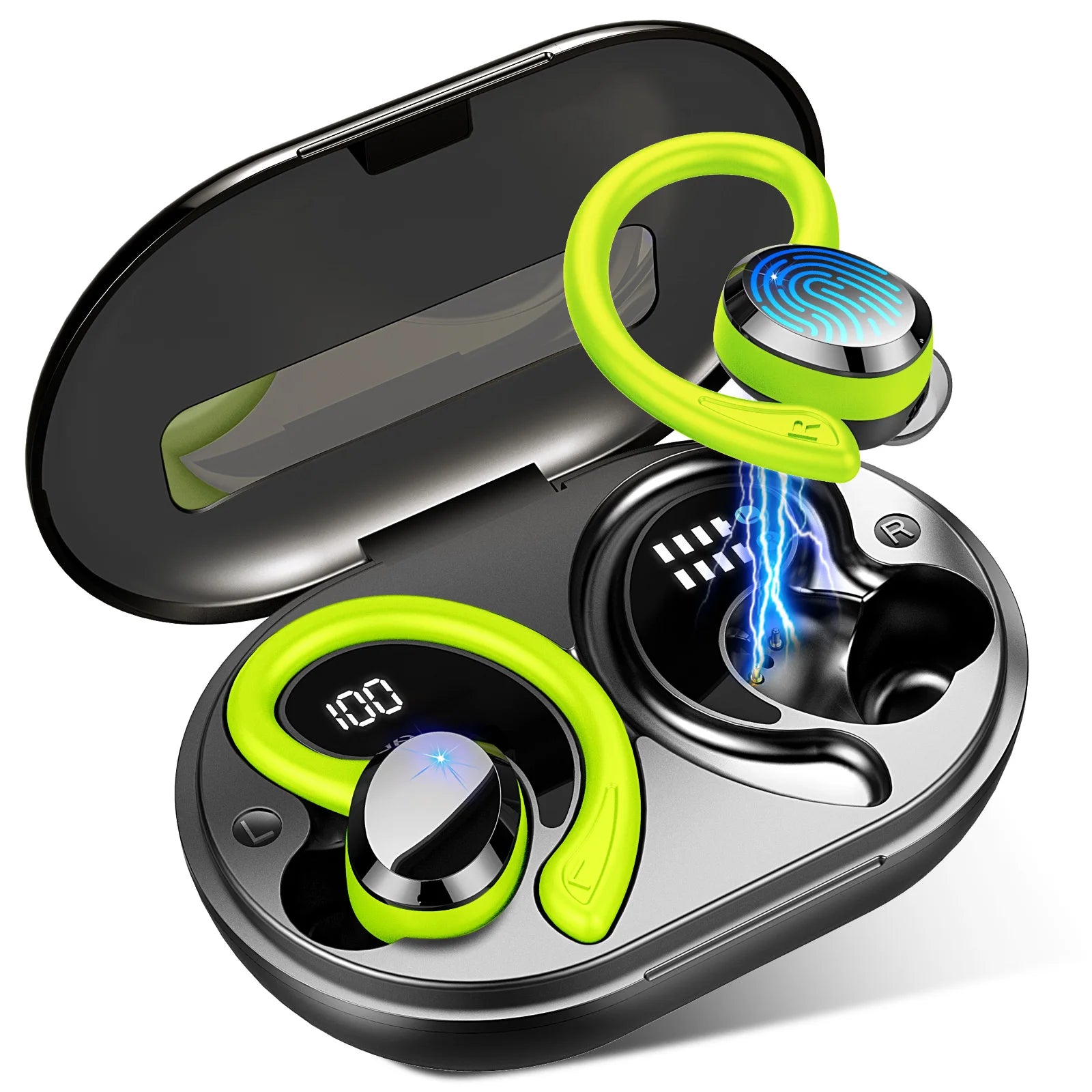 Bluetooth Ohrhörer IP7 Wasserdicht Mit 40h Spielzeit Für Sport Und Freizeit 13