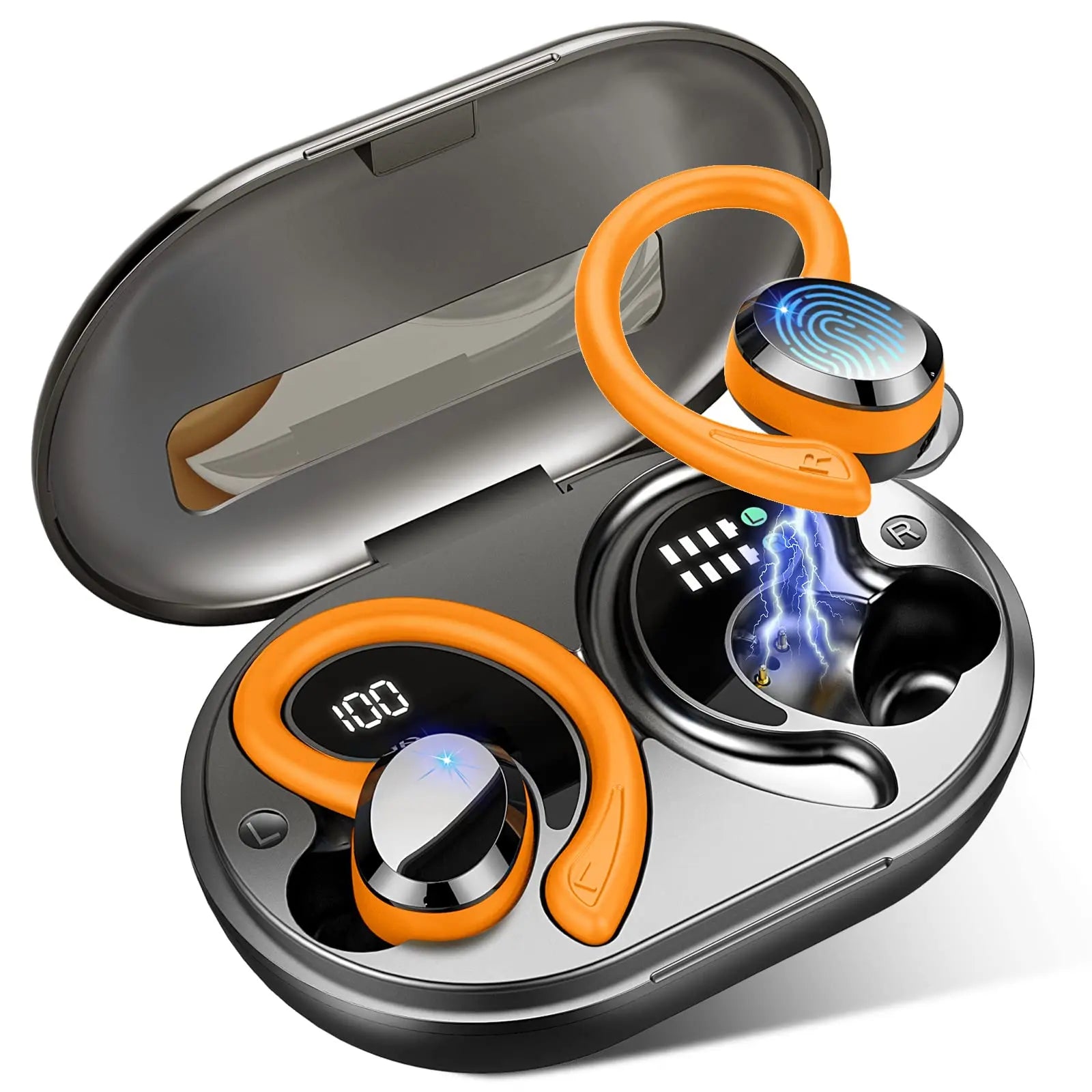 Bluetooth Ohrhörer IP7 Wasserdicht Mit 40h Spielzeit Für Sport Und Freizeit 6