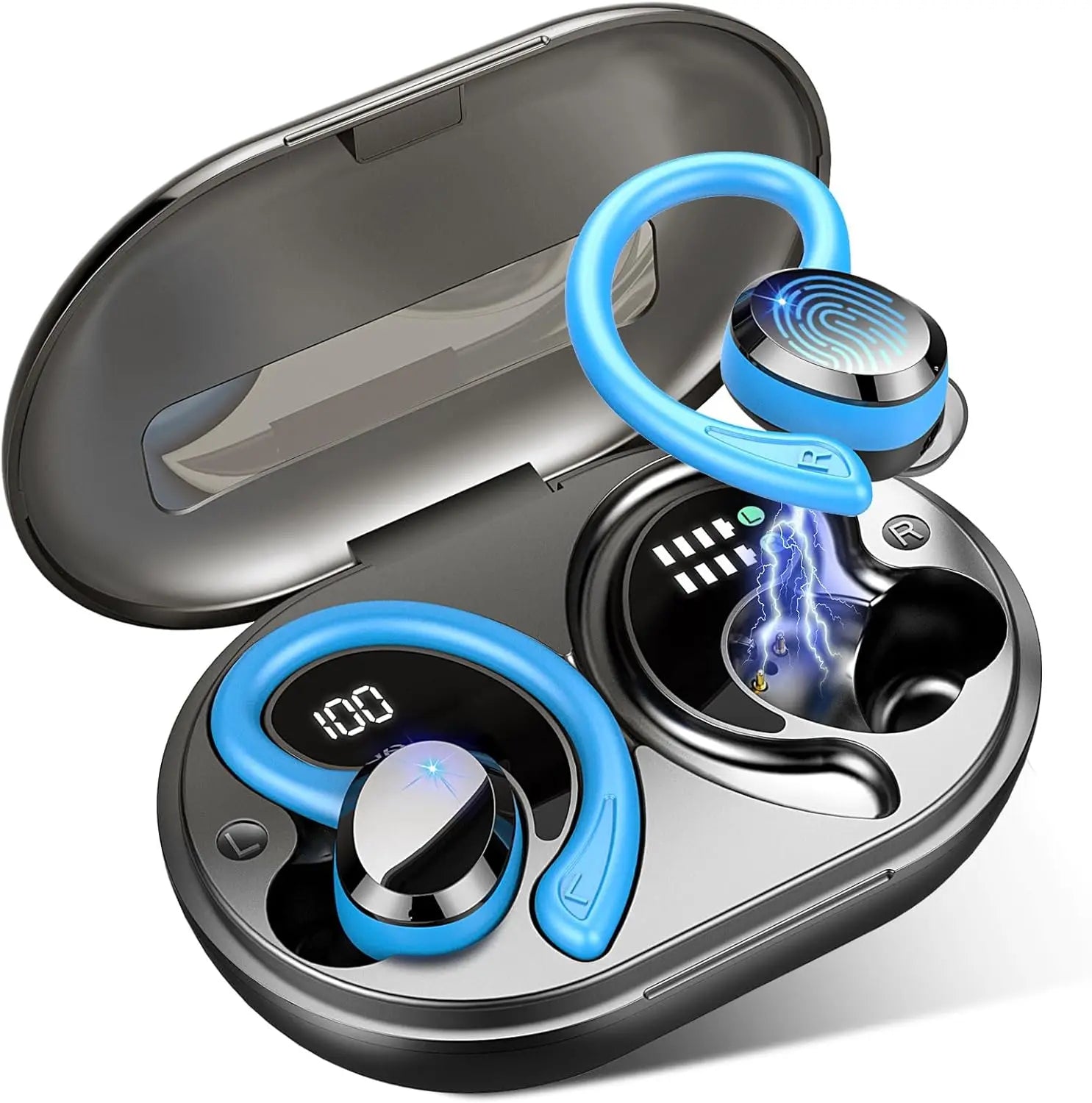 Bluetooth Ohrhörer IP7 Wasserdicht Mit 40h Spielzeit Für Sport Und Freizeit 8