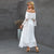 Boho-Spitzen-Maxikleid