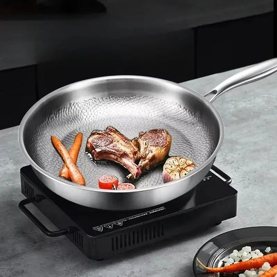 Bratpfanne Für Induktionsherde Handgehämmert Optimal Für Gleichmäßiges Braten 1