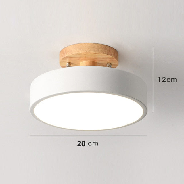 Bunte LED Deckenleuchte im Nordischen Stil für Wohnzimmer und Essbereiche 0