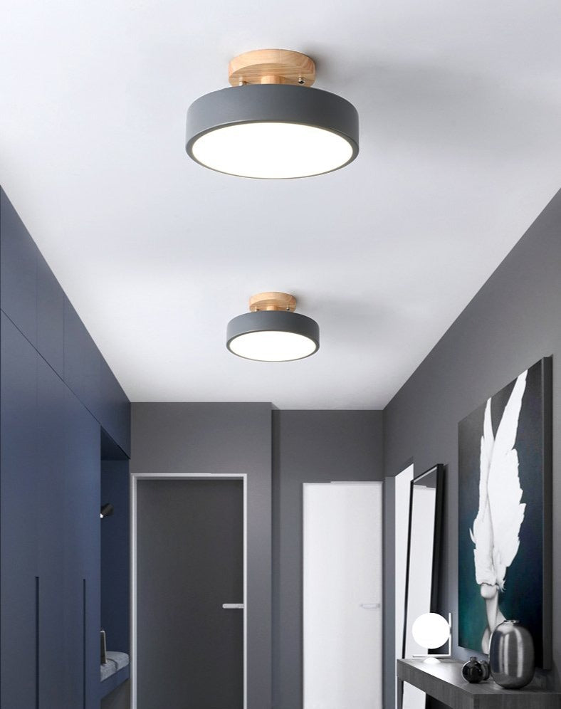 Bunte LED Deckenleuchte im Nordischen Stil für Wohnzimmer und Essbereiche 1
