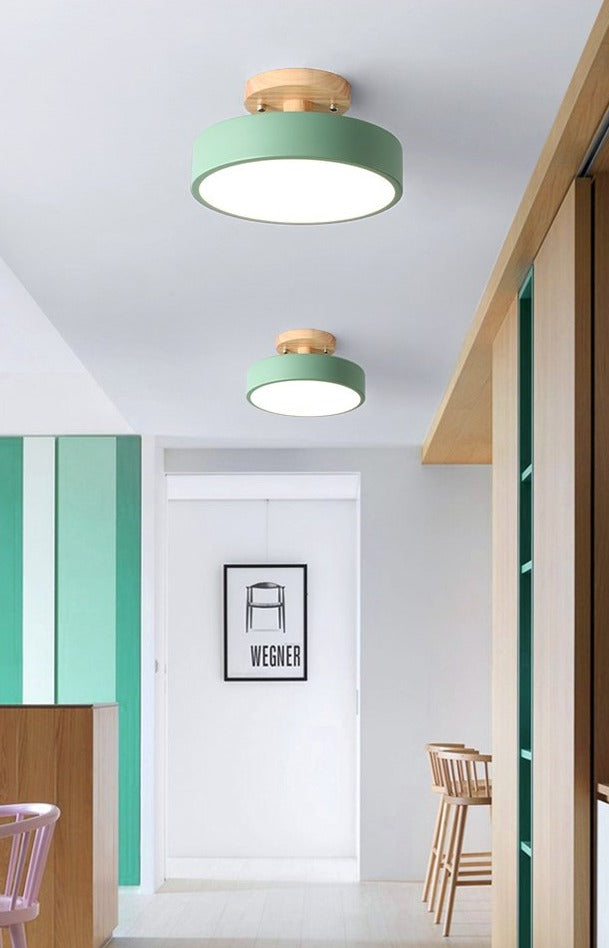 Bunte LED Deckenleuchte im Nordischen Stil für Wohnzimmer und Essbereiche 4