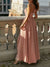 Damen Kleid Hochzeitsgast One-Shoulder Chiffon Festlich Elegant-5
