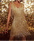 Variant image for Damen Kleid Schwarz Elegant V-Ausschnitt Festlich Polyester-13