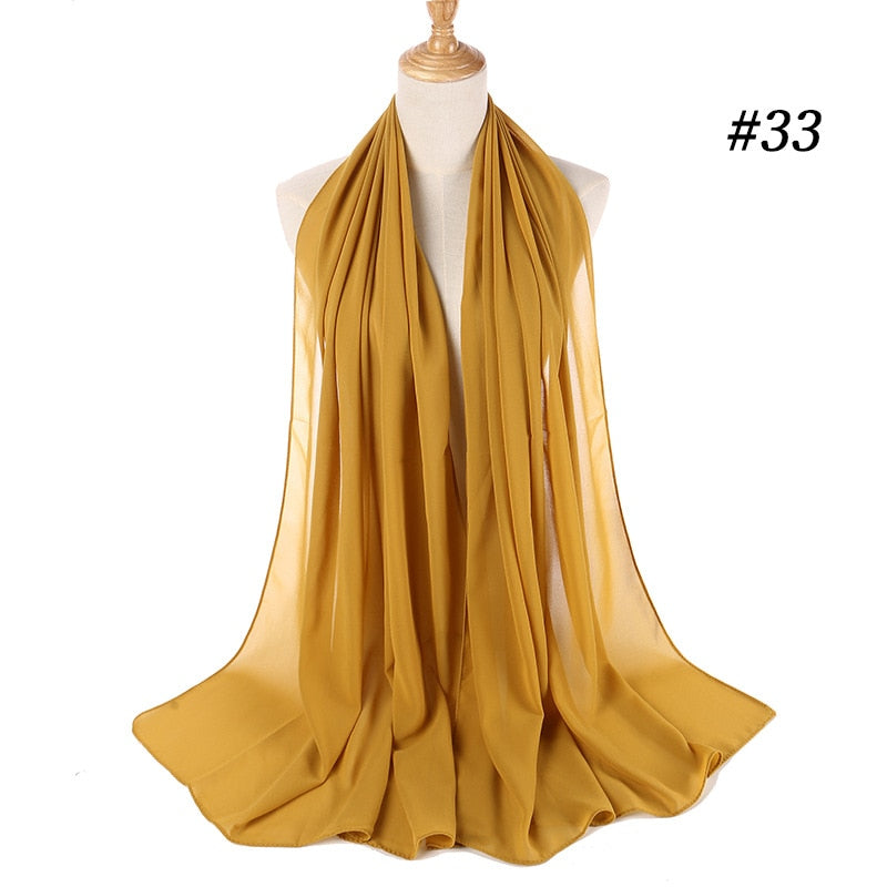 Chiffon Hijab Stirnband