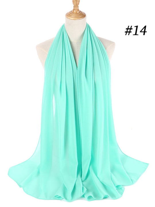 Chiffon Hijab Stirnband