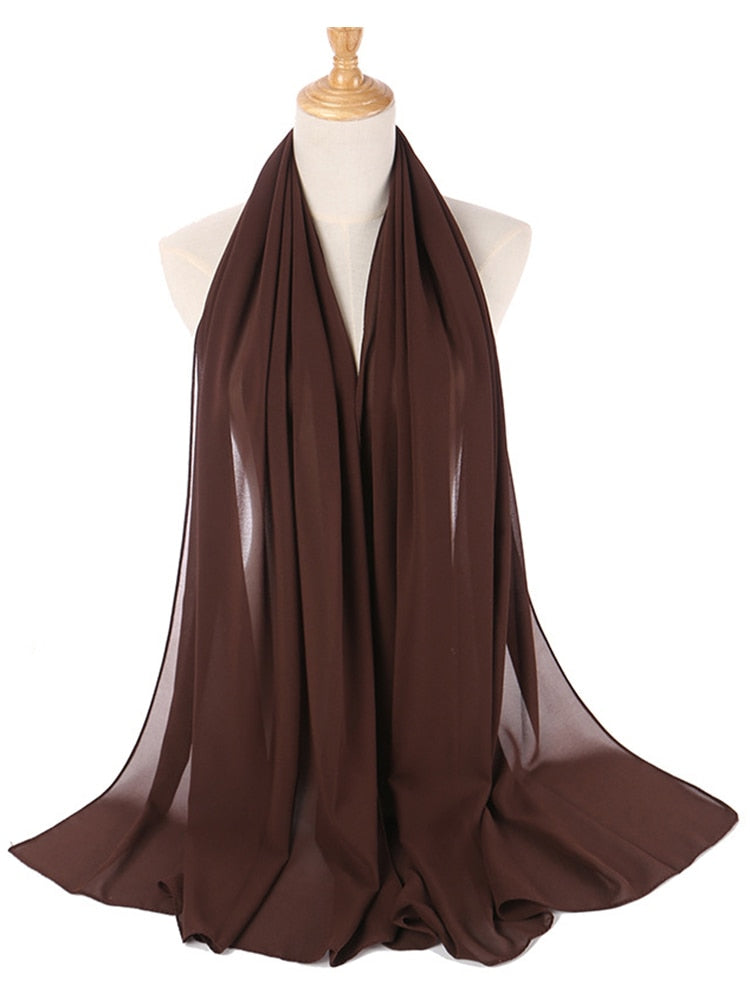Chiffon Hijab Stirnband