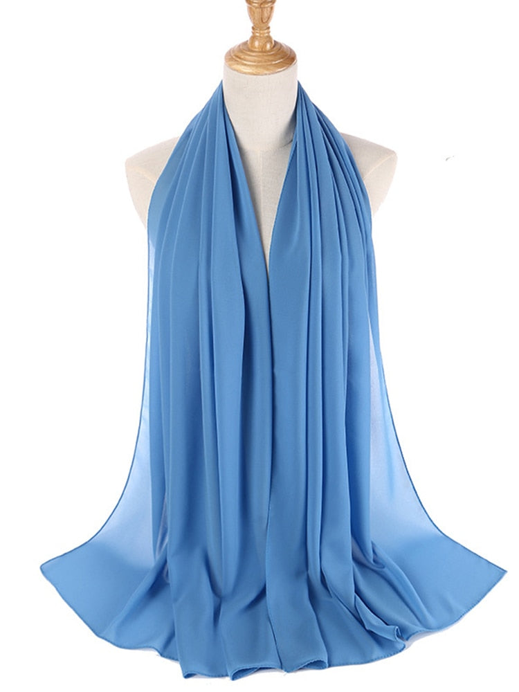Chiffon Hijab Stirnband