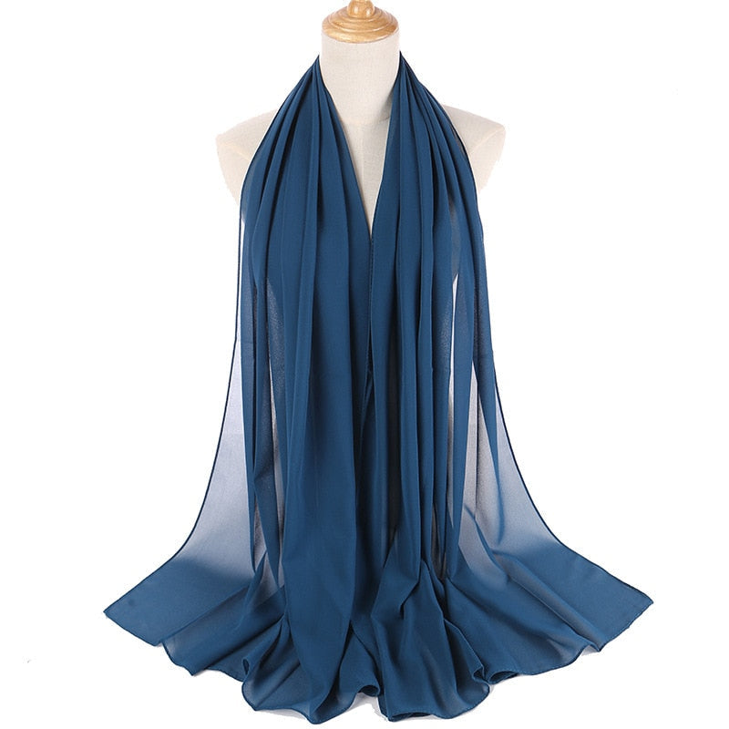 Chiffon Hijab Stirnband