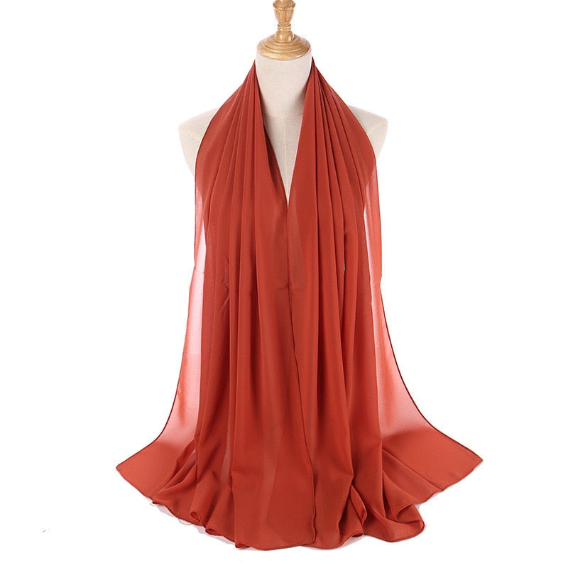 Chiffon Hijab Stirnband