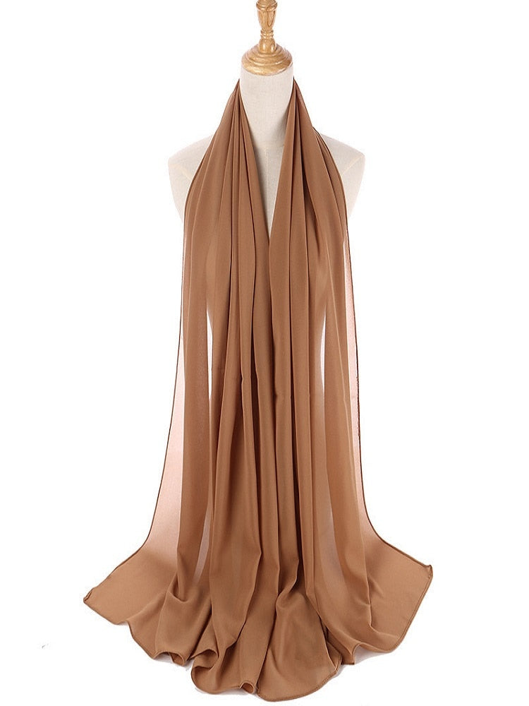 Chiffon Hijab Stirnband