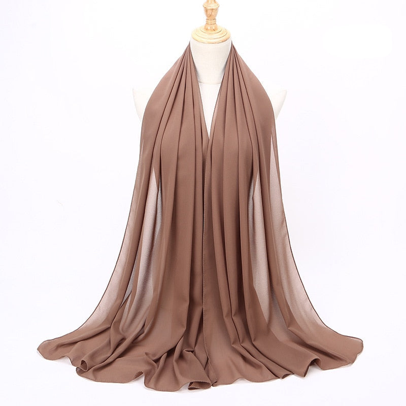 Chiffon Hijab Stirnband