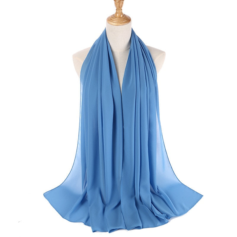 Chiffon Hijab Stirnband