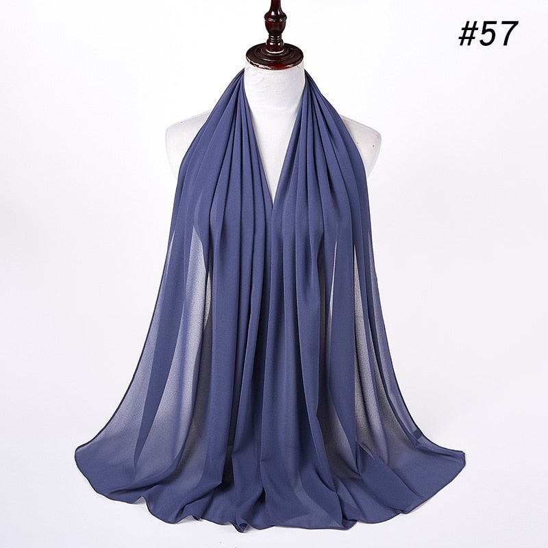 Chiffon Hijab Stirnband