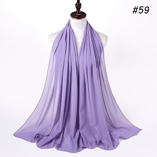 Chiffon Hijab Stirnband