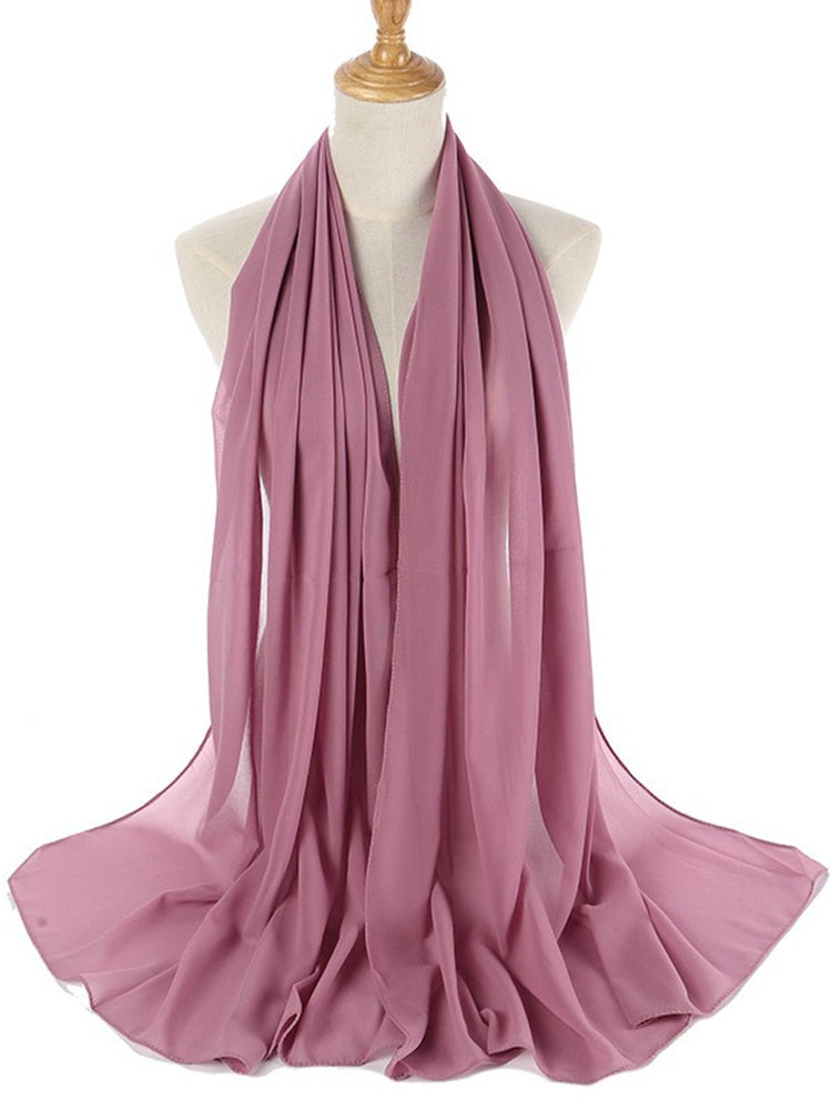 Chiffon Hijab Stirnband