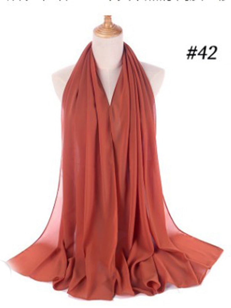 Chiffon Hijab Stirnband