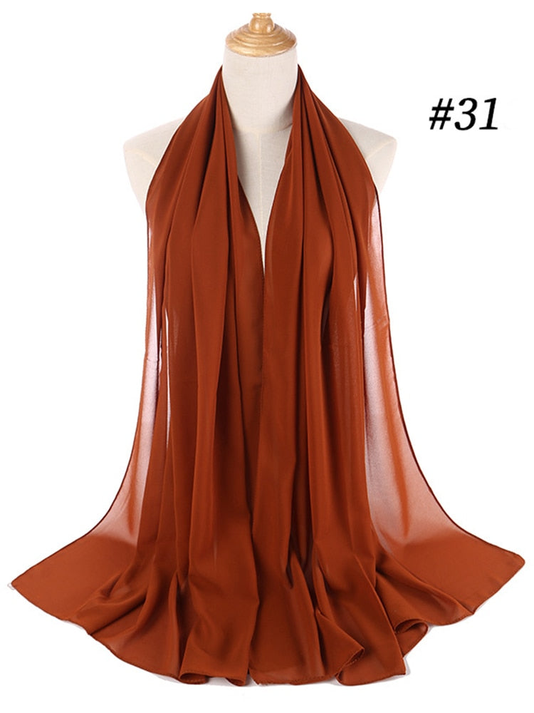 Chiffon Hijab Stirnband