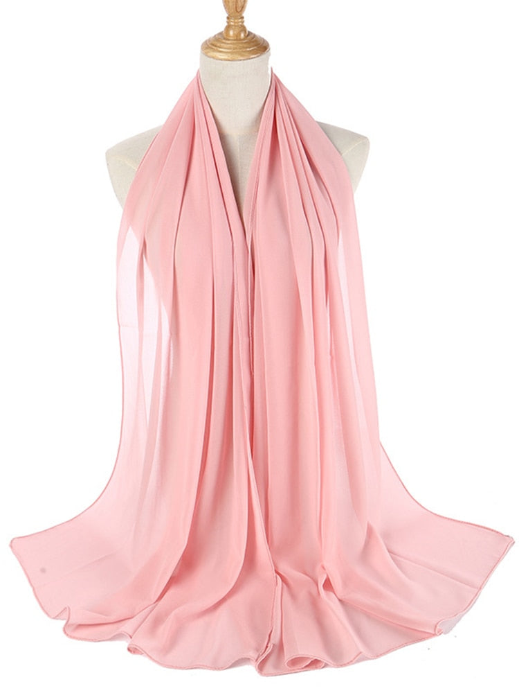 Chiffon Hijab Stirnband