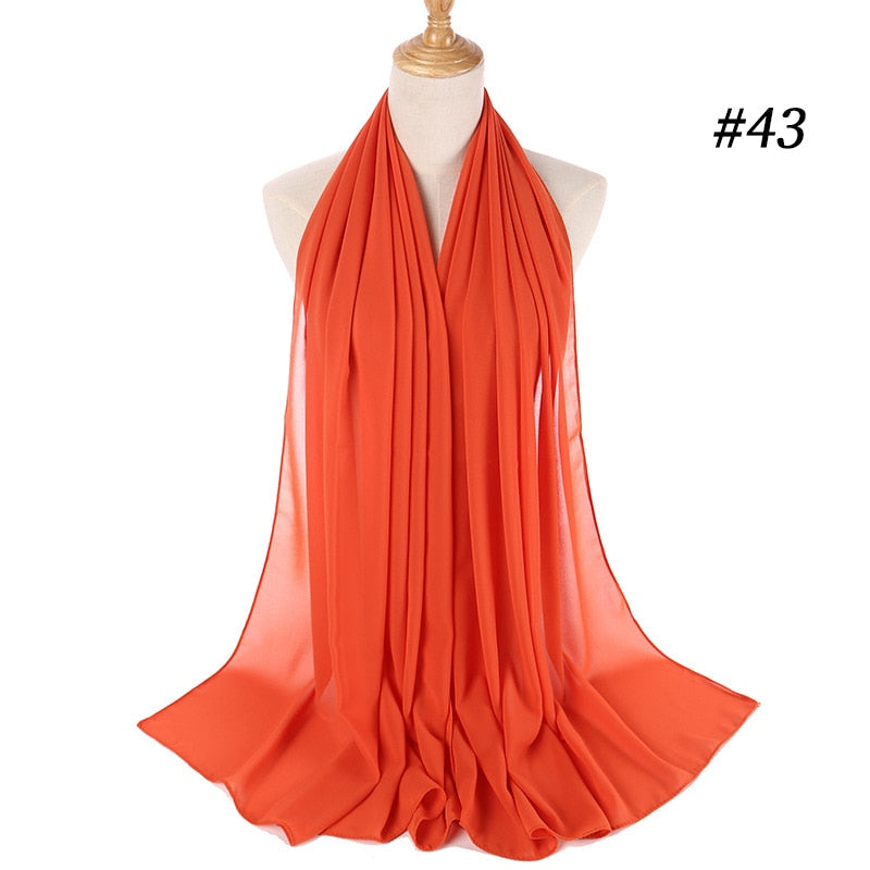 Chiffon Hijab Stirnband