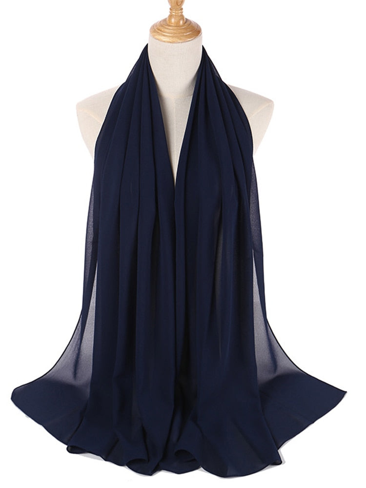 Chiffon Hijab Stirnband