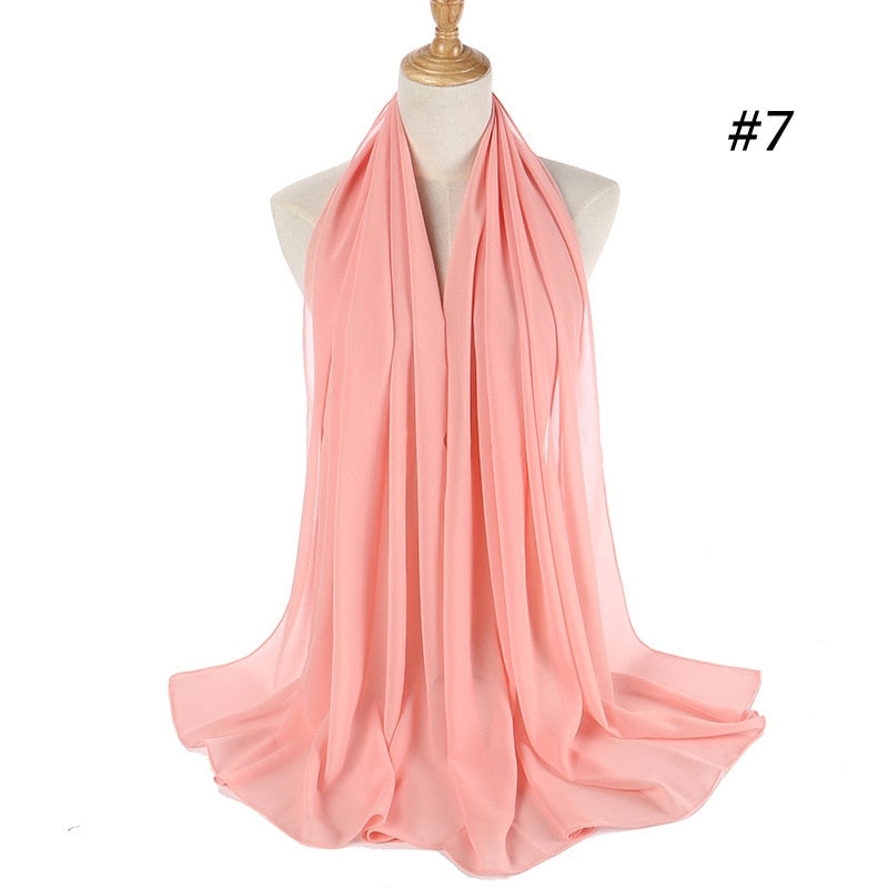 Chiffon Hijab Stirnband