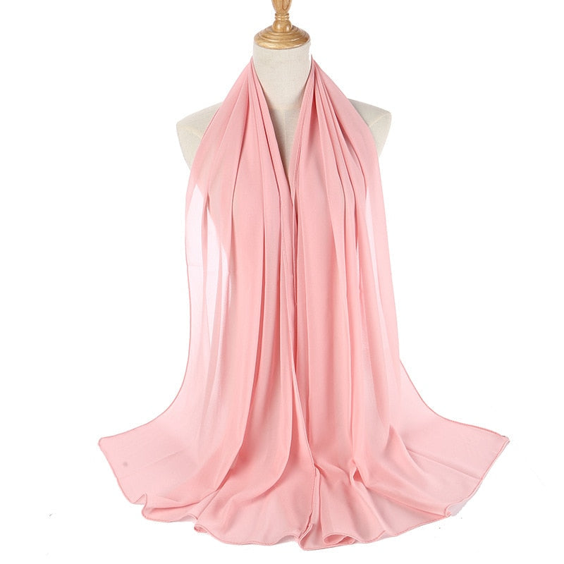 Chiffon Hijab Stirnband
