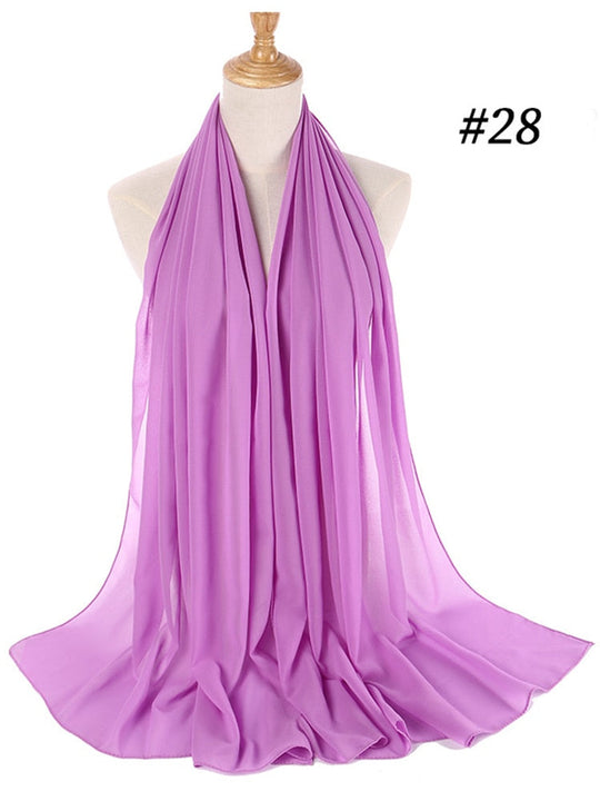 Chiffon Hijab Stirnband