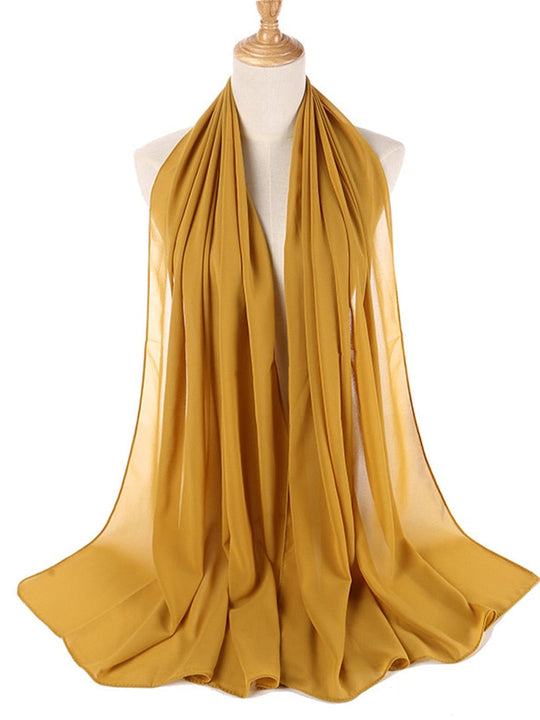 Chiffon Hijab Stirnband