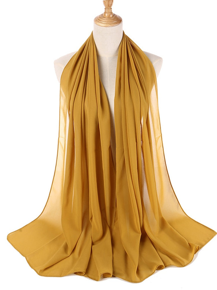 Chiffon Hijab Stirnband