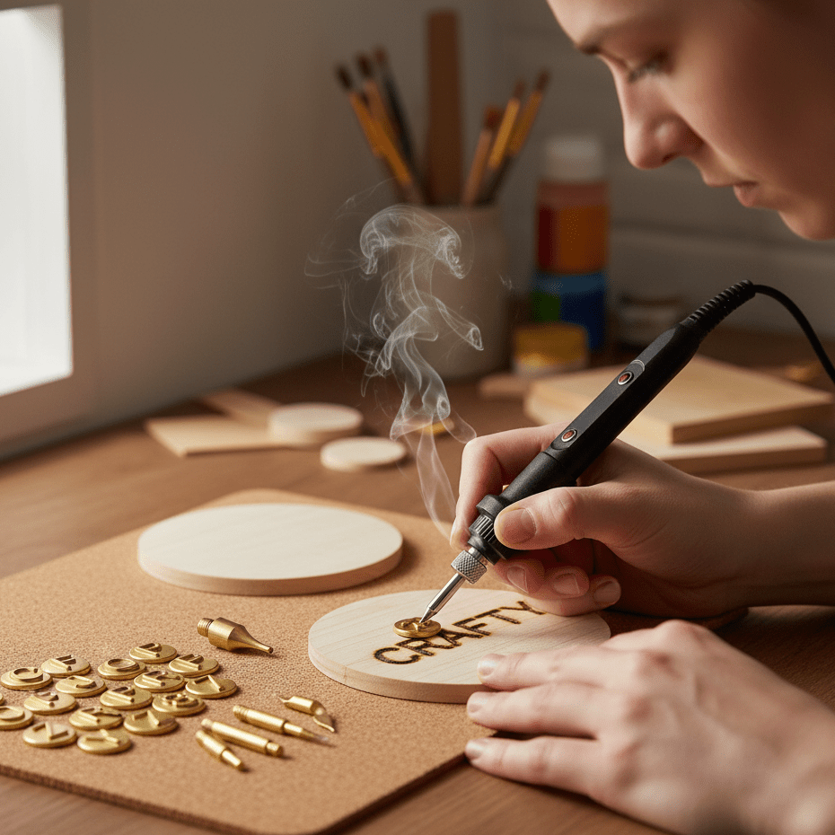 DIY-Bastelset für Gravur und Holzbrand für kreative Projekte 0