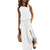 Lässiges, ärmelloses Kleid mit Schlitz für Damen
