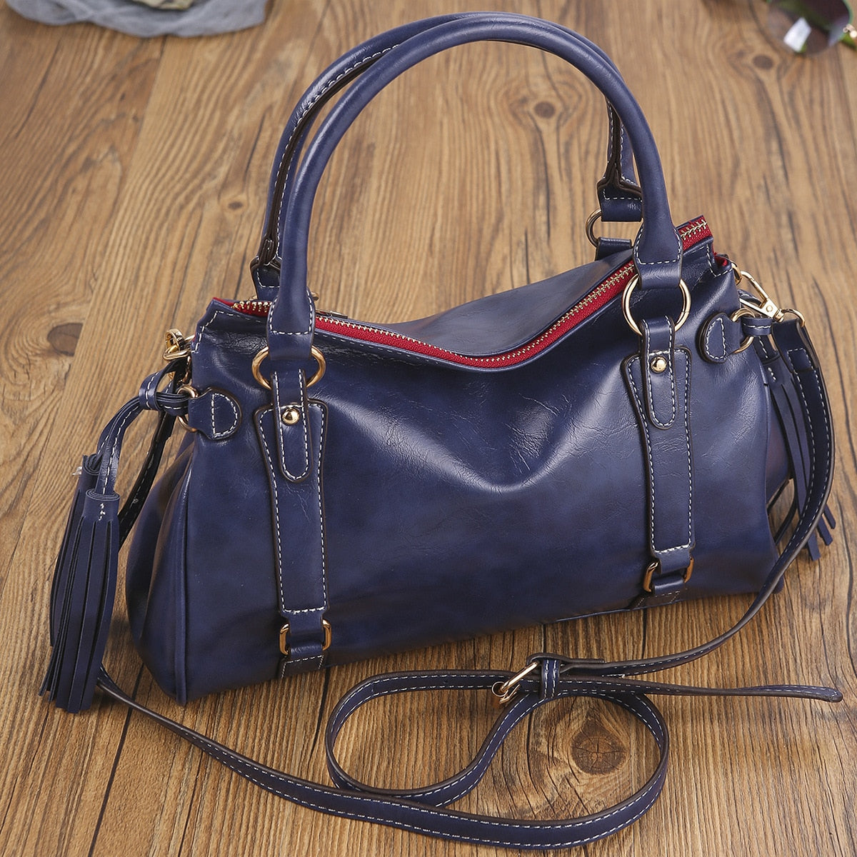Damen-Tasche Aus Weichem Leder