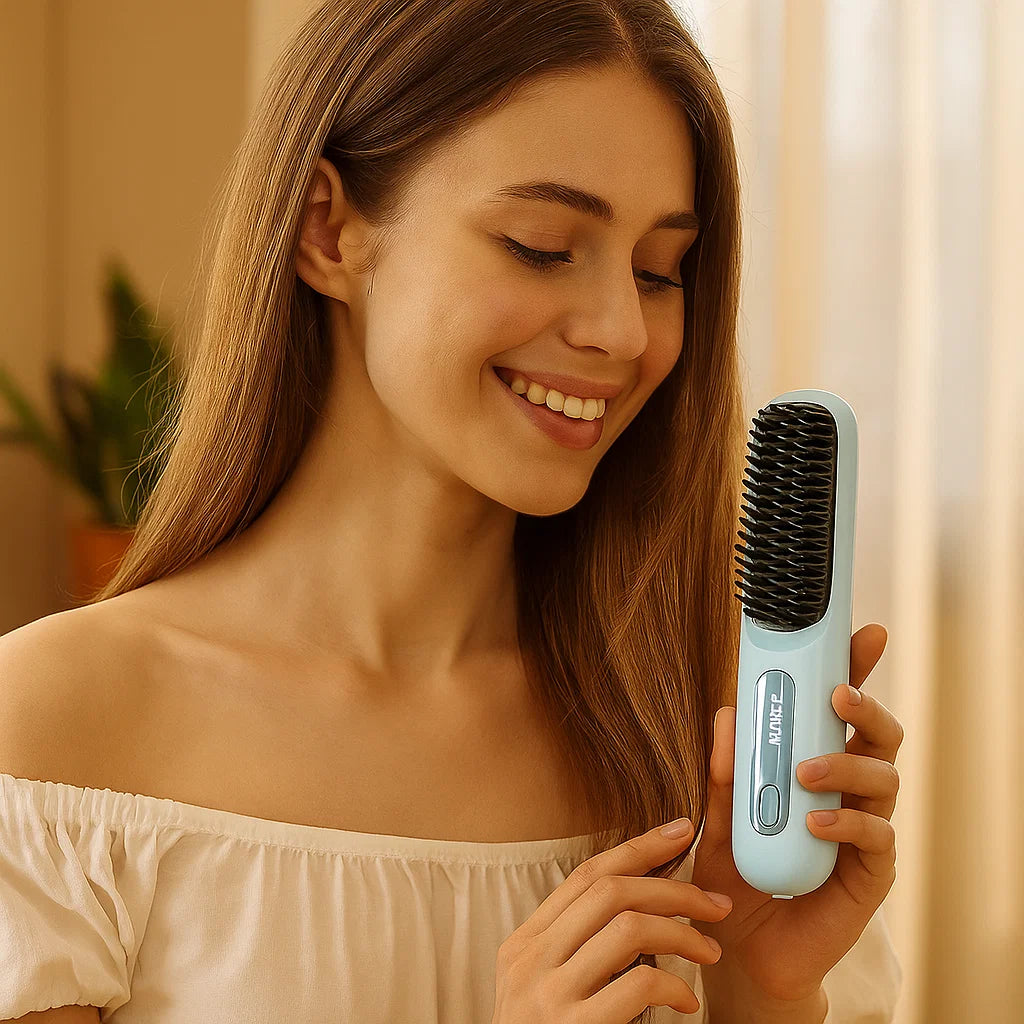 Damen 5 in 1 Haarstyler für Schnelles Styling – Glätten, Locken und Volumen 4