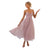 Damen Abendkleid Midi Festlich Hochwertige Stoffe 0