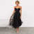 Damen Abendkleid Midi Festlich Hochwertige Stoffe 4
