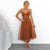 Damen Abendkleid Midi Festlich Hochwertige Stoffe 8
