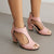 Damen Absatzsandalen Modisch Komfortabel 11