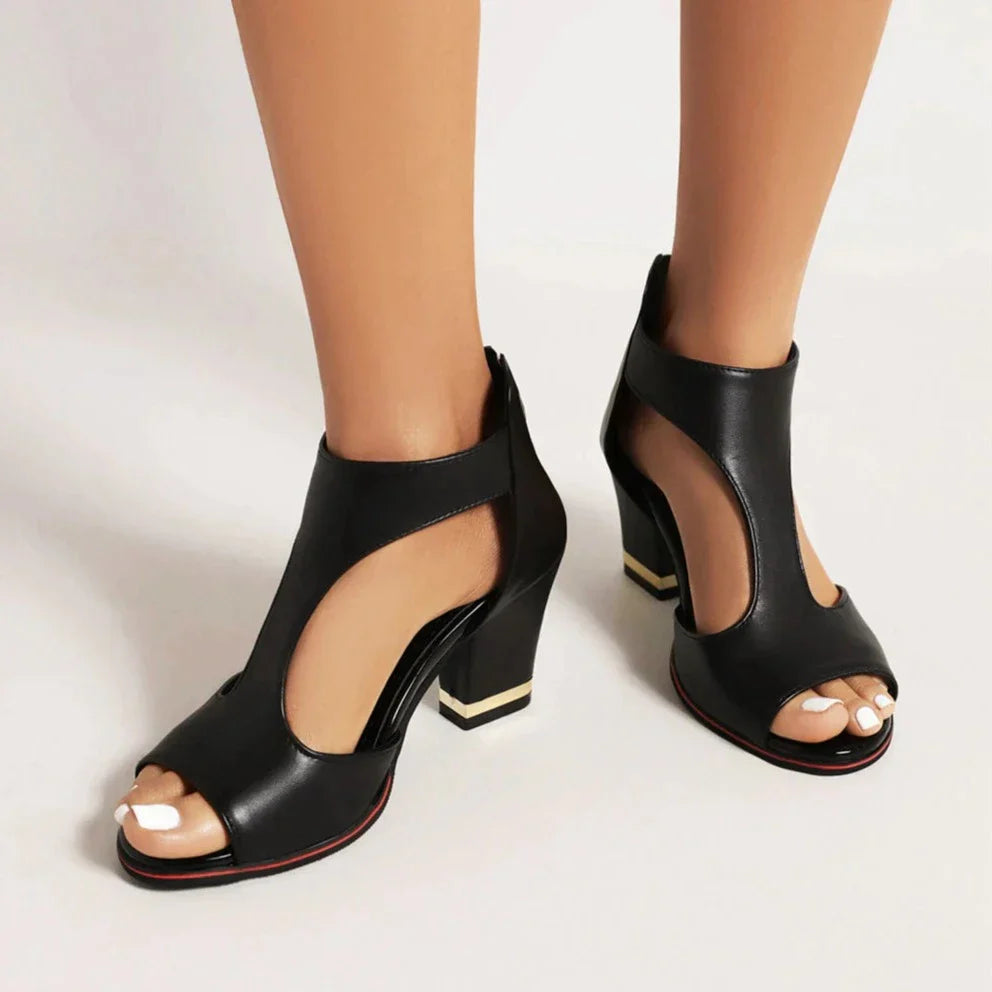 Damen Absatzsandalen Modisch Komfortabel 2