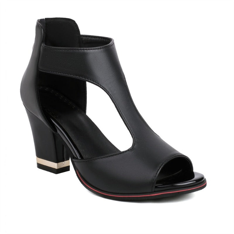 Damen Absatzsandalen Modisch Komfortabel 4