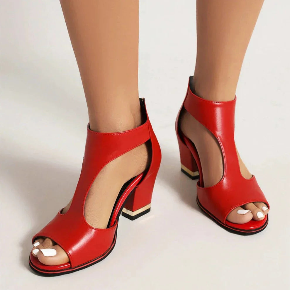 Damen Absatzsandalen Modisch Komfortabel 6